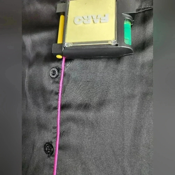 Juicy Couture Collared Slip Dress Pajamas in Black Size S - Picture 12 of 14